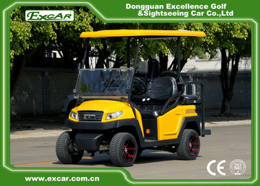 EXCAR Electric Fuel Type Yellow Electric Golf  Car 3 - 4 Seater 48V 350AH Trojan Battery